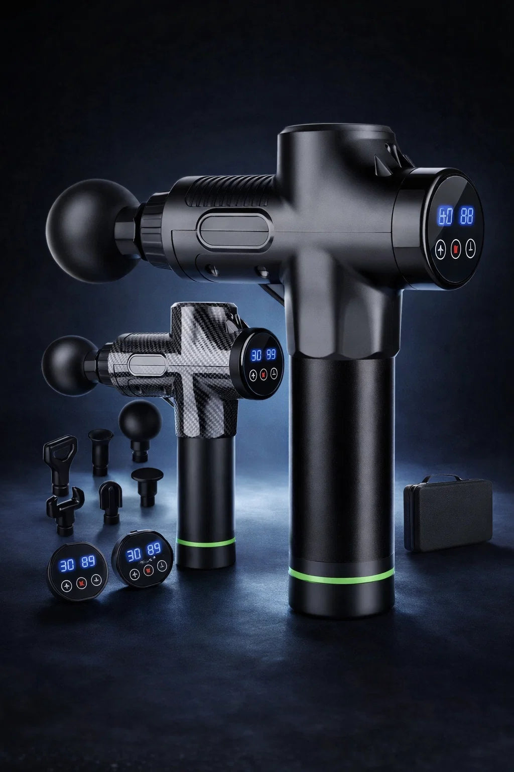 20 Level Massage Gun Fascia Deep Muscle Relax Body Neck Massager Electric Fitness Equipment