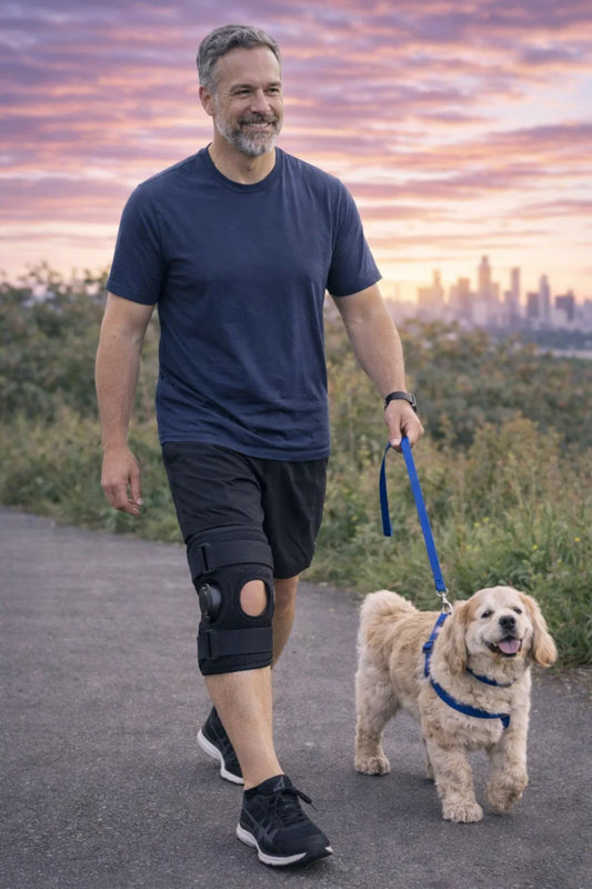 Knee Recovery Steel Brace